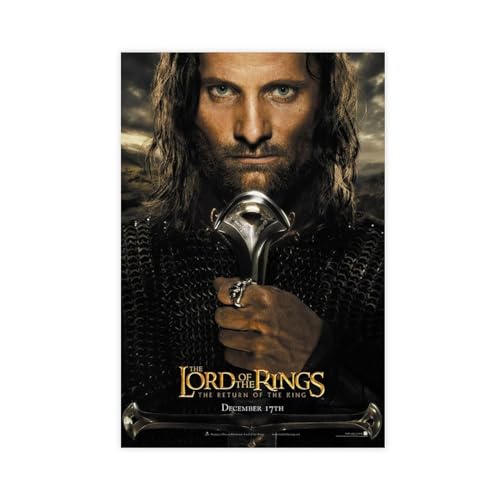MAHWER Der Herr der Ringe, Die Rückkehr des Königs, Filmposter, Wandkunst, Dekordruck, Bild, Gemälde für Wohnzimmer, Schlafzimmer, Dekoration, ungerahmt, 30 x 45 cm MAHWER Der Herr der Ringe, Die Rückkehr des Königs, Filmposter, Wandkunst, Dekordruck, Bild, Gemälde für Wohnzimmer, Schlafzimmer, Dekoration, ungerahmt, 30 x 45 cm von MAHWER