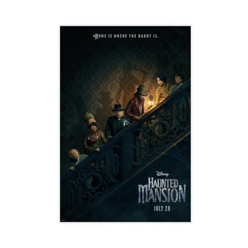 MAHWER Filmposter "Haunted Mansion 2023", Leinwand-Poster, Schlafzimmer, Dekoration, Sport, Landschaft, Büro, Raumdekoration, Geschenk, ungerahmt, 30 x 45 cm von MAHWER