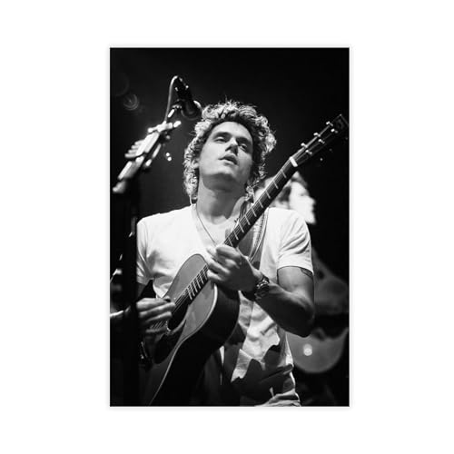 MAHWER John Mayer Musikposter Leinwand Poster Wandkunst Dekor Druck Bild Gemälde für Wohnzimmer Schlafzimmer Dekoration ungerahmt 30 x 45 cm von MAHWER