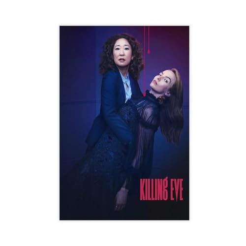 MAHWER Killing Eve Poster, Leinwand, Poster, Schlafzimmer, Dekoration, Sport, Landschaft, Büro, Raumdekoration, Geschenk, ungerahmt, 30 x 45 cm von MAHWER