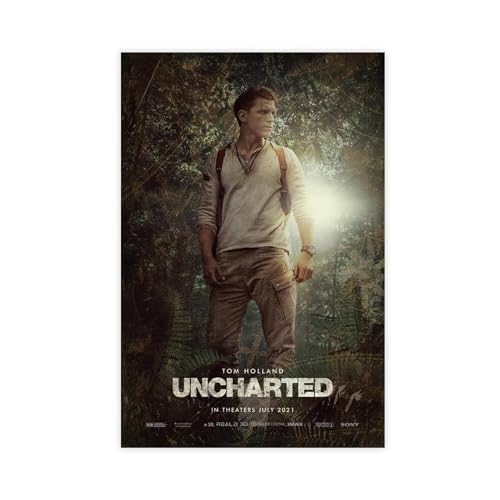 MAHWER The Movie Poster Was Uncharted Leinwand Poster Schlafzimmer Dekor Sport Landschaft Büro Zimmer Dekor Geschenk Unrahmen-Stil 30 x 45 cm von MAHWER