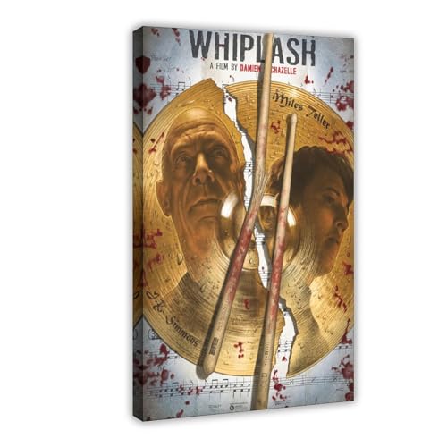 MAHWER Whiplash Poster Leinwand Poster Wandkunst Dekor Druck Bild Gemälde für Wohnzimmer Schlafzimmer Dekoration Rahmenstil 40 x 60 cm von MAHWER