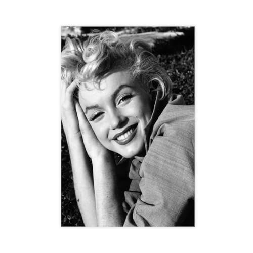 Marilyn Monroe – Retro-Schauspieler-Poster, Leinwand, Poster, Schlafzimmer, Dekoration, Sport, Landschaft, Büro, Raumdekoration, Geschenk, ungerahmt, 20 x 30 cm von MAHWER