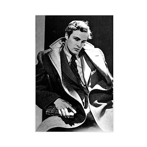 Marlon Brando Vintage Foto – Retro Wandkunst – Marlon Brando Fotodruck – Old Hollywood Elegan Leinwand Poster Wandkunst Dekor Druck Bild Gemälde für Wohnzimmer Schlafzimmer Dekoration ungerahmt Marlon Brando Vintage Foto – Retro Wandkunst – Marlon Brando Fotodruck – Old Hollywood Elegan Leinwand Poster Wandkunst Dekor Druck Bild Gemälde für Wohnzimmer Schlafzimmer Dekoration ungerahmt von MAHWER