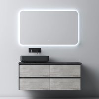 Badmöbel-Set Normal Waschbeckenunterschrank 120x48x51,6cm in Betonoptik mit 2-Schubladen inkl. Waschbecken - Mai&mai Badmöbel-Set Normal Waschbeckenunterschrank 120x48x51,6cm in Betonoptik mit 2-Schubladen inkl. Waschbecken - Mai&mai von MAI & MAI