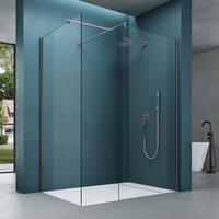 Duschwand für Dusche Duschabtrennung 120x120cm mit 2 festen Seitenelementen 8mm ESG-Sicherheitsglas Walk-In Dusche Klarglas NANO-Versiegelung Duschwand für Dusche Duschabtrennung 120x120cm mit 2 festen Seitenelementen 8mm ESG-Sicherheitsglas Walk-In Dusche Klarglas NANO-Versiegelung von MAI & MAI
