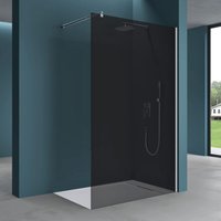 Duschwand für Dusche Duschabtrennung 80x200cm Walk-In Dusche ESG-Sicherheitsglas 8mm nano Glas BRAM1 Bremen1VG - Mai&mai von MAI & MAI