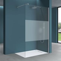 Duschwand für Dusche Duschabtrennung 90x200cm Walk-In ESG-Sicherheitsglas 10mm nano Glas BRAM3 Bremen2MS - Mai&mai von MAI & MAI