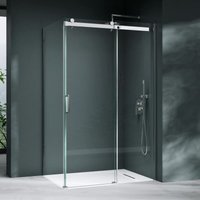 Eckdusche 90x155 cm Duschkabine Sicherheitsglas 8mm esg beidseitige NANO-Beschichtung Schiebetür Dusche R-17 - Mai&mai Eckdusche 90x155 cm Duschkabine Sicherheitsglas 8mm esg beidseitige NANO-Beschichtung Schiebetür Dusche R-17 - Mai&mai von MAI & MAI