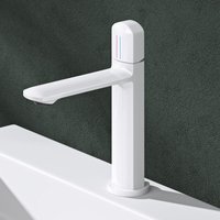 Mai & Mai Armatur Bad Wasserhahn Badezimmer Waschtischarmatur Einhebelmischer Mischbatterie Bad aus Messing mit Wassersparfunktion Silber 20,9cm hoch Mai & Mai Armatur Bad Wasserhahn Badezimmer Waschtischarmatur Einhebelmischer Mischbatterie Bad aus Messing mit Wassersparfunktion Silber 20,9cm hoch von MAI & MAI