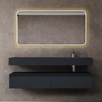 Mai & Mai Badmöbelset Waschtisch mit Unterschrank Anthrazit matt 150x48x25cm mit Soft-Close Schubladen inkl. Mineralguss-Waschbecken in matt Mai & Mai Badmöbelset Waschtisch mit Unterschrank Anthrazit matt 150x48x25cm mit Soft-Close Schubladen inkl. Mineralguss-Waschbecken in matt von MAI & MAI
