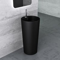 Mai & Mai Design Standwaschbecken in Matt Schwarz aus Mineralguss Waschbecken Standwaschtisch Waschtisch BTH: 45x45x90cm Waschplatz Col35 Mai & Mai Design Standwaschbecken in Matt Schwarz aus Mineralguss Waschbecken Standwaschtisch Waschtisch BTH: 45x45x90cm Waschplatz Col35 von MAI & MAI