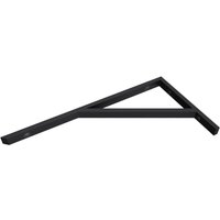 Mai & Mai Design Wandkonsole WH02 aus Edelstahl in schwarz Länge: 450mm, 1er Pack von MAI & MAI