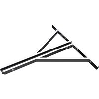 Mai & Mai Design Wandkonsole WH02 aus Edelstahl silber Länge: 450mm, 2er Pack von MAI & MAI