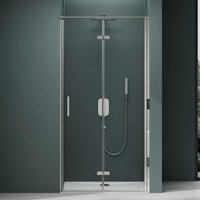 Duschtür Nischentür dusche Duschabtrennung Duschkabine Duschwand 8mm Klarglas ESG-Sicherheitsglas mit Nanobeschichtung BxH: 90x195cm Teramo37K Duschtür Nischentür dusche Duschabtrennung Duschkabine Duschwand 8mm Klarglas ESG-Sicherheitsglas mit Nanobeschichtung BxH: 90x195cm Teramo37K von MAI & MAI