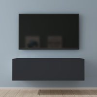 Mai & Mai Fernsehtisch Fernsehschrank TV Schrank Verdeckter Griff mit Soft-Close Lowboard Hängeschrank für Wohnzimmer in Matt Anthrazit BTH: Mai & Mai Fernsehtisch Fernsehschrank TV Schrank Verdeckter Griff mit Soft-Close Lowboard Hängeschrank für Wohnzimmer in Matt Anthrazit BTH: von MAI & MAI