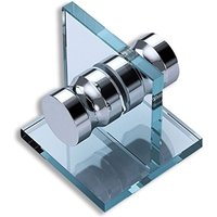 Mai&mai - Türgriff Zimmertürknopf Duschtürgriff Knopfdrücker Messing verchromt 30mm Durchmesser Rund Duschtürknopf TK01 von MAI & MAI
