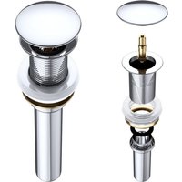 Ablaufgarnitur Waschbeckenstöpsel Push Up PU01, ohne Überlauffunktion, Durchmesser: 6,5cm, Fingerdruck-Öffnungsfunktion - Mai&mai Ablaufgarnitur Waschbeckenstöpsel Push Up PU01, ohne Überlauffunktion, Durchmesser: 6,5cm, Fingerdruck-Öffnungsfunktion - Mai&mai von MAI & MAI