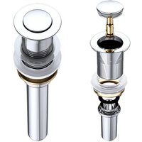 Mai&mai - Ablaufgarnitur Waschbeckenstöpsel Push Up PU05, ohne Überlauffunktion, Durchmesser: 6,2cm, Fingerdruck-Öffnungsfunktion Mai&mai - Ablaufgarnitur Waschbeckenstöpsel Push Up PU05, ohne Überlauffunktion, Durchmesser: 6,2cm, Fingerdruck-Öffnungsfunktion von MAI & MAI
