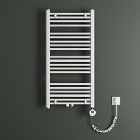 Mai&mai - Badheizkörper Handtuchheizkörper Badheizung Heizkörper bad 50x100 cm Weiß, Handtuchwärmer für Strom, Seitenanschluss, Röhrenheizkörper mit Mai&mai - Badheizkörper Handtuchheizkörper Badheizung Heizkörper bad 50x100 cm Weiß, Handtuchwärmer für Strom, Seitenanschluss, Röhrenheizkörper mit von MAI & MAI
