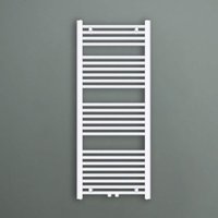 Mai&mai - Badheizkörper Handtuchheizkörper Badheizung Heizkörper bad 50x120cm Weiß Seitenanschluss & Mittelanschluss Handtuchtrockner Röhrenheizkörper von MAI & MAI