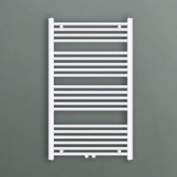 Mai&mai - Badheizkörper Handtuchheizkörper Badheizung Heizkörper bad 60x100cm Weiß Seitenanschluss & Mittelanschluss Handtuchtrockner Röhrenheizkörper von MAI & MAI