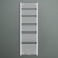 Mai&mai - Badheizkörper Handtuchheizkörper Badheizung Heizkörper bad 60x180cm Weiß Seitenanschluss & Mittelanschluss Handtuchtrockner Röhrenheizkörper von MAI & MAI