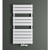 Mai&mai - Badheizkörper Handtuchheizkörper Handtuchhalter Heizkörper bad flach 100x50cm in Weiß Seitenanschluss & Mittelanschluss Paneelheizkörper von MAI & MAI