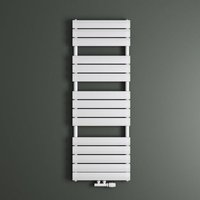 Mai&mai - Badheizkörper Handtuchheizkörper Handtuchhalter Heizkörper bad flach 140x50cm in Weiß Seitenanschluss & Mittelanschluss Paneelheizkörper von MAI & MAI