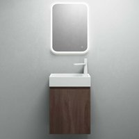 Mai&mai - Badmöbelset Badezimmermöbel bestehend aus Waschbecken LED-Spiegel und Waschbeckenunterschrank in Eiche Stirling, bth: 46x26x63cm Pisa02 Mai&mai - Badmöbelset Badezimmermöbel bestehend aus Waschbecken LED-Spiegel und Waschbeckenunterschrank in Eiche Stirling, bth: 46x26x63cm Pisa02 von MAI & MAI