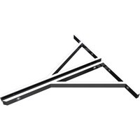 Mai&mai - Design Wandkonsole WH02 aus Edelstahl silber Länge: 450mm, 2er Pack von MAI & MAI