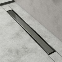 Mai&mai - Duschrinne 80cm Bodenablauf aus Edelstahl Komplettset Ablaufrinne für Badezimmer Befliesbar Wasserabfluss 35L/min Haarsieb Grau KE110 Mai&mai - Duschrinne 80cm Bodenablauf aus Edelstahl Komplettset Ablaufrinne für Badezimmer Befliesbar Wasserabfluss 35L/min Haarsieb Grau KE110 von MAI & MAI
