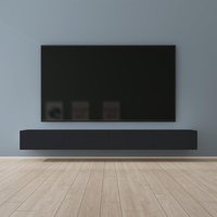 Mai&mai - Fernsehtisch Fernsehschrank tv Schrank Verdeckter Griff mit Soft-Close Lowboard Hängeschrank für Wohnzimmer in Matt Anthrazit bth: Mai&mai - Fernsehtisch Fernsehschrank tv Schrank Verdeckter Griff mit Soft-Close Lowboard Hängeschrank für Wohnzimmer in Matt Anthrazit bth: von MAI & MAI