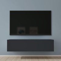 Mai&mai - Fernsehtisch Fernsehschrank tv Schrank Verdeckter Griff mit Soft-Close Lowboard Hängeschrank für Wohnzimmer in Matt Anthrazit bth: Mai&mai - Fernsehtisch Fernsehschrank tv Schrank Verdeckter Griff mit Soft-Close Lowboard Hängeschrank für Wohnzimmer in Matt Anthrazit bth: von MAI & MAI