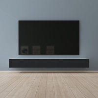 Mai&mai - Fernsehtisch Fernsehschrank tv Schrank Verdeckter Griff mit Soft-Close Lowboard Hängeschrank für Wohnzimmer in Matt Weiß + Matt Anthrazit Mai&mai - Fernsehtisch Fernsehschrank tv Schrank Verdeckter Griff mit Soft-Close Lowboard Hängeschrank für Wohnzimmer in Matt Weiß + Matt Anthrazit von MAI & MAI