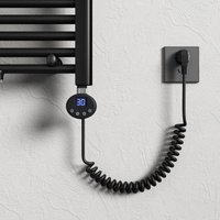 Mai&mai - Heizstab mit Thermostat 1000W Schwarz Elektroheizstab mit lcd Bildschirm Heizpatrone aus Edelstahl Heizelement für Badheizkörper Heizungen von MAI & MAI