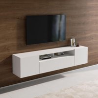 Mai&mai - tv Schrank Fernsehschrank 3 Türen mit Soft-Close Lowboard Hängeschrank Fernsehtisch für Wohnzimmer in matt Weiß bth: 180x36x39 cm Mai&mai - tv Schrank Fernsehschrank 3 Türen mit Soft-Close Lowboard Hängeschrank Fernsehtisch für Wohnzimmer in matt Weiß bth: 180x36x39 cm von MAI & MAI