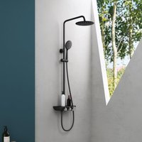 Schwarz Hand und Kopfbrause Regendusche Duscharmatur inkl. Wandhalterungs-Set Duschsystem5 - Mai&mai Schwarz Hand und Kopfbrause Regendusche Duscharmatur inkl. Wandhalterungs-Set Duschsystem5 - Mai&mai von MAI & MAI