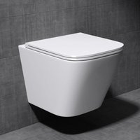 Mai&mai - Spülrandlos Wand-WC Hänge-WC Toilette inkl. Softclose WC-Sitz Absenkautomatik Hänge-Toilette easyclean Weiß Aachen112 Mai&mai - Spülrandlos Wand-WC Hänge-WC Toilette inkl. Softclose WC-Sitz Absenkautomatik Hänge-Toilette easyclean Weiß Aachen112 von MAI & MAI