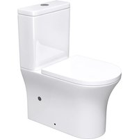 Stand-WC Toilette Aachen304T Stand Toilette aus Keramik Spülrandloses wc bodenstehenden Toiletten - Mai&mai von MAI & MAI