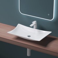 Waschbecken Aufsatzwaschbecken,weiß Brüssel891 aus Keramik,mit Nano-Beschichtung - Mai&mai Waschbecken Aufsatzwaschbecken,weiß Brüssel891 aus Keramik,mit Nano-Beschichtung - Mai&mai von MAI & MAI