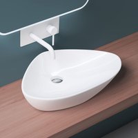 Mai&mai - Waschbecken Aufsatzwaschbecken Waschschale Aufsatzwaschtisch aus Keramik Aufsatzschale in weiß inkl. Nano-Beschichtung Brüssel215 Mai&mai - Waschbecken Aufsatzwaschbecken Waschschale Aufsatzwaschtisch aus Keramik Aufsatzschale in weiß inkl. Nano-Beschichtung Brüssel215 von MAI & MAI