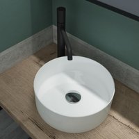 Mai&mai - Waschbecken Aufsatzwaschbecken bth: 31x31x11cm Waschschale Rund Waschbecken aus Keramik Weiß mit Nano-Beschichtung Brüssel203 Mai&mai - Waschbecken Aufsatzwaschbecken bth: 31x31x11cm Waschschale Rund Waschbecken aus Keramik Weiß mit Nano-Beschichtung Brüssel203 von MAI & MAI