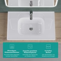 Waschbecken Glänzend Weiß Einbauwaschbecken Waschtisch Mineralguss Rechteckig Waschplatz bth: 60x50x16.5cm Colossum3601 - Mai&mai Waschbecken Glänzend Weiß Einbauwaschbecken Waschtisch Mineralguss Rechteckig Waschplatz bth: 60x50x16.5cm Colossum3601 - Mai&mai von MAI & MAI