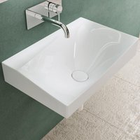 Waschbecken Hänge-Waschtisch bth: 60x38x20cm in Weiß glänzend aus Mineralguss mit Ablaufabdeckung Waschschale Col6035 - Mai&mai Waschbecken Hänge-Waschtisch bth: 60x38x20cm in Weiß glänzend aus Mineralguss mit Ablaufabdeckung Waschschale Col6035 - Mai&mai von MAI & MAI