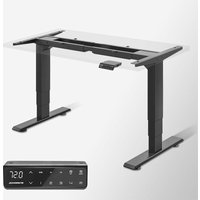 Maidesite - höhenverstellbarer Schreibtisch elektrisch Tischgestell Elektrisch Höhenverstellbar T2 Pro Plus Schwarz - Schwarz von MAIDESITE
