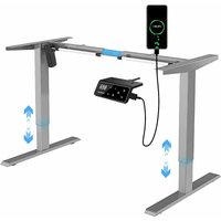 Höhenverstellbarer Schreibtisch elektrisch mit starken Motoren, tischgestell höhenverstellbar 2 teiligen Beinen sowie auch 4 Memory-Steuerung von MAIDESITE