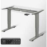 Maidesite - höhenverstellbarer Schreibtisch elektrisch Tischgestell Elektrisch Höhenverstellbar T2 Pro Plus Grau - Grau von MAIDESITE