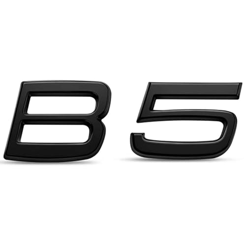 MAIDETA Auto Emblem für Volvo B6 B5, Front Motorhaube Kofferraum Badge Aufkleber Abziehbilder Karosserie Externe Dekoration Zubehör,B5- Black MAIDETA Auto Emblem für Volvo B6 B5, Front Motorhaube Kofferraum Badge Aufkleber Abziehbilder Karosserie Externe Dekoration Zubehör,B5- Black von MAIDETA