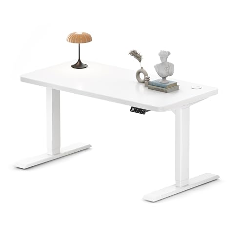 MAIDeSITe Höhenverstellbarer Schreibtisch (120x60cm), Höhenverstellbar Stehtisch Elektrisch, Energieeffizient‌ Flüsterleiser Dualmotor Traglast 160kg Mit Kollisionsschutz Funktion - S2 Pro von MAIDeSITe